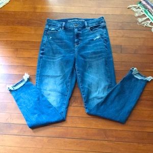 American Eagle Curvy Hi-rise Jeggings Size 8
